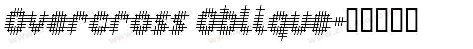 Overcross Oblique字体转换